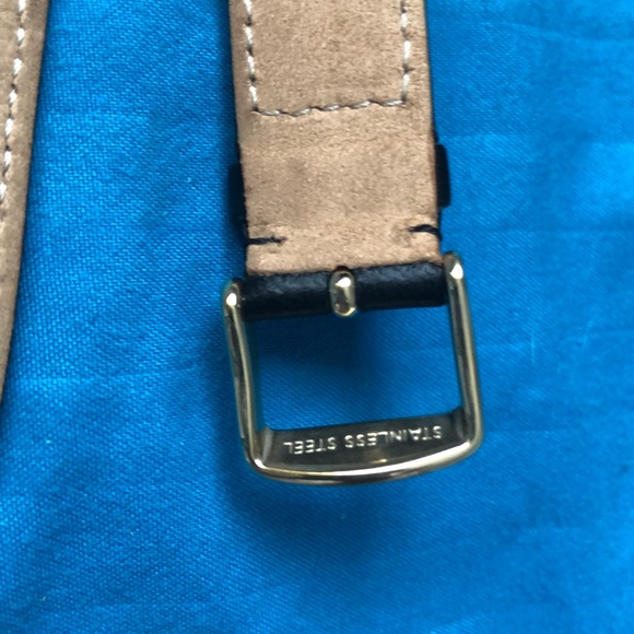 Fossil leather watch strap 18 GOLD - Picture 3 of 4